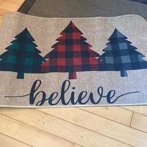 225. NWT Christmas door mat/ kitchen mat